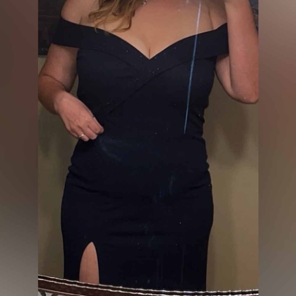 Rebecca B Off the Shoulder Dress